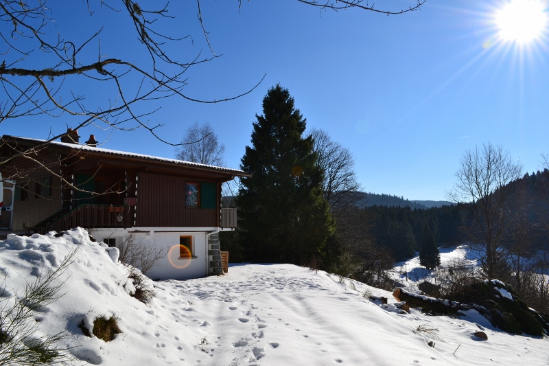 The chalet during winter